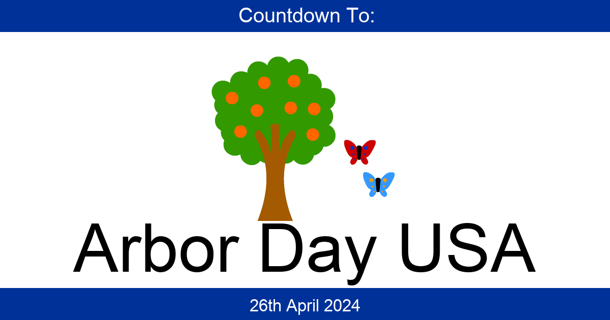Countdown To Arbor Day USA Days Until Arbor Day USA