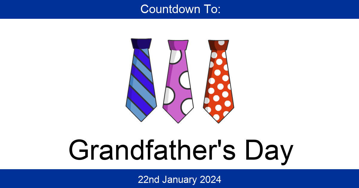 Countdown To Grandfather's Day Days Until Grandfather's Day
