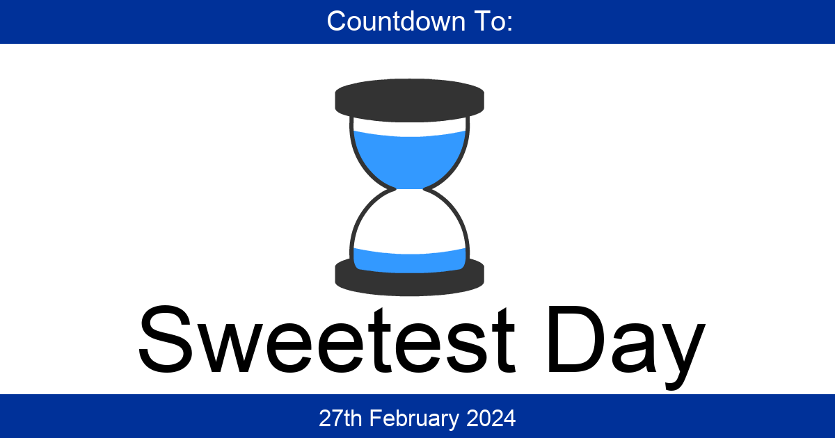 Countdown To Sweetest Day Days Until Sweetest Day