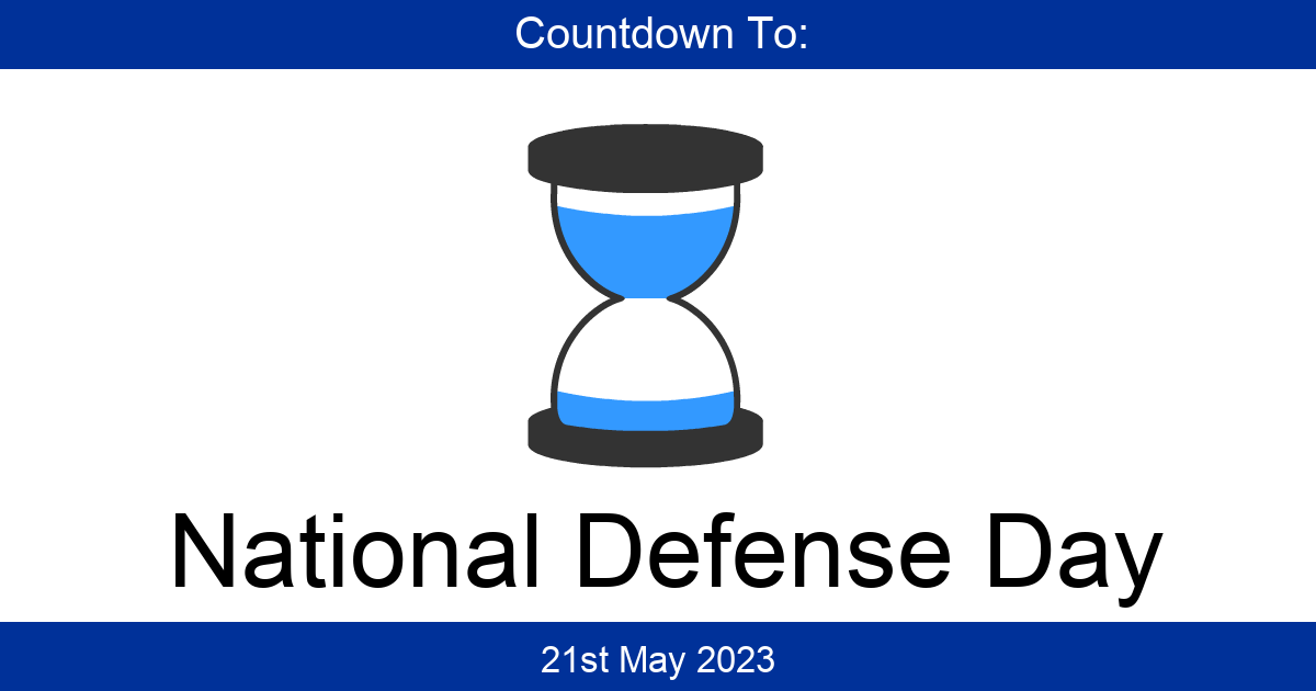 Countdown To National Defense Day Days Until National Defense Day 9710
