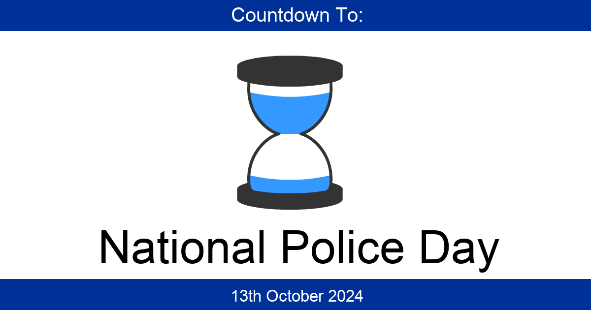 Countdown To National Police Day Days Until National Police Day