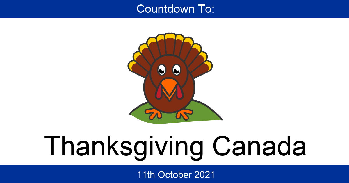 Countdown To Thanksgiving Canada | Days Until Thanksgiving Canada